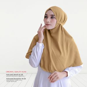 Jilbab Instan Bergo Maryam / Instan Khimar Jumbo XL / Kerudung Terbaru 2022 / Diamond Georgette / Gratis Ongkir