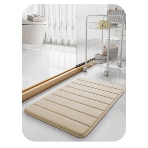 [SG Stock] Premium Extra Thick Memory Foam Floor Mat -Anti-Slip Bathroom Mat door Floor Mat Coral Fleece  12mm Thickness