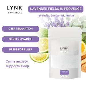 LYNK Fragrances Aromatherapy Shower Steamer | Spa-Like Shower Bomb Salt Powder Scented Relaxing Self Care Stress Relief