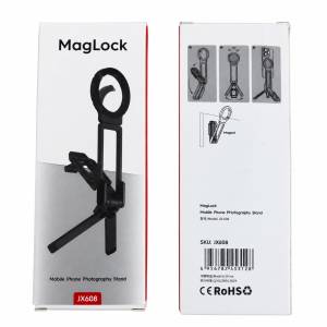MagLock JX608 3-in-1 Foldable Magnetic Phone Photography Stand