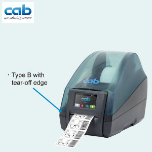 Label printer MACH 4S/300B | barcode printer industrial printer thermal transfer/direct thermal printing tear-off edge
