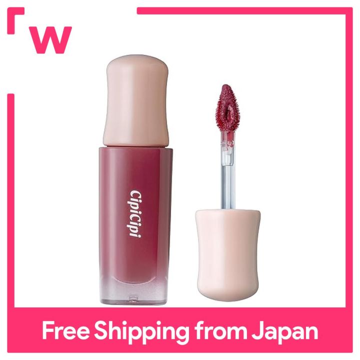 CipiCipi Dewy Film Tint Lip Tint (03 Cool Girl) 2.8g, high color retention, long lasting, glowing lips