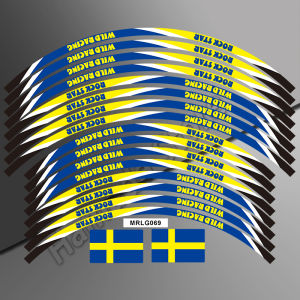 Motorcycle Rim Wheel Hub Stickers Reflective For Husqvarna TE 250i TE 310i TE 125 FE250 FC450 FS WR 125 TC 250 SMR 511