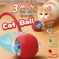Interactive Cat Ball Toy Automatic Rolling Ball for Indoor Cats Rechargeable electric Smart Cat Toy. 