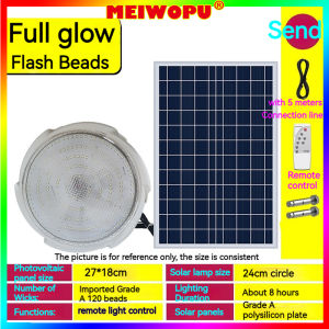 Solar Powered Lamp Balcony Corridor Garden Courtyard Lighting Fixture Household Outdoor Indoor Ceiling Light