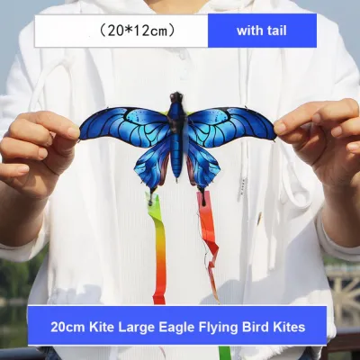 CTOF 20/35cm Plastic Eagle Kite Children Gift Cartoon Flying Bird Kites DIY Toy Large Eagle Kites Garden Outdoor Sports