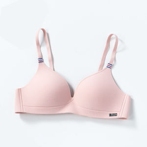 Lizida British Style Womens Solid Color Push Up Bra Without Steel Ring Thin Underwear