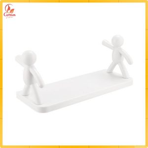 Rak Dinding Tempel 2 Tingkat / Rak Dinding Aesthetic Kamar / Rak Dinding Dapur Serbaguna CF C440