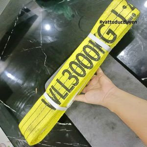 Dây cáp vải cầu hàng 3 Tấn - 4 MÉT (Rộng 7.5cm hệ số 6:1)  #vattuducduyen