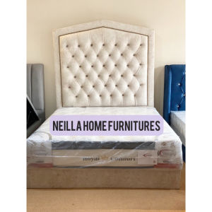 Chesterfield Highback 6ft Luxury Bedframe King/Queen