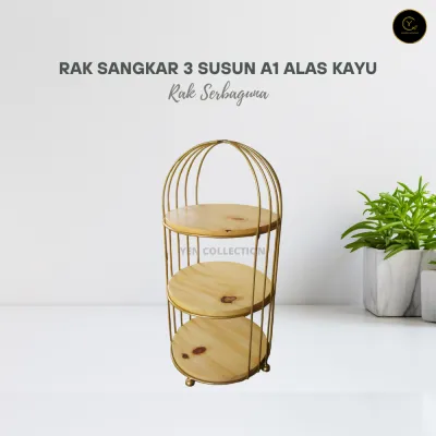 Yen Rak Sangkar 3 Susun A1 Rak Serbaguna