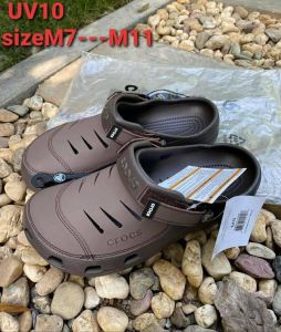 รองเท้าหัวโต พร้อมส่งในไทย Crocs Yunko Clog งาน Outlet แท้สำหรับผู้ชาย M7-M11 รองเท้าหุ้มหนัง