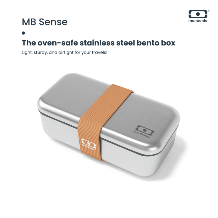 monbento MB Sense (700ml) 18/8 Stainless Steel Microwavable Oven