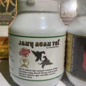 Paket Pro 17 Kamlang Setan Merah + Jamu Ayam Tgi Kapsul Untuk Rawatan Ayam Adu Terlaris dan Favorite Botoh Kalangan