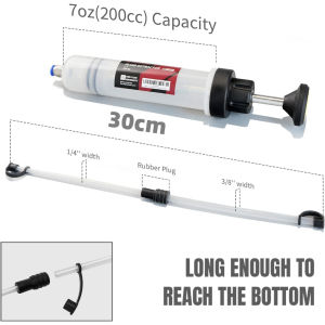 เครื่องเติมน้ำมัน เติมเข็มฉีดยา 200/500 CC น้ํามันรถยนต์ ดูดของเหลว ฟิลเลอร์ของไหล กระบอกสูญญากาศเติมน้ำมันเกียร์