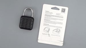 Combination Lock 9 Digit Push Button Padlock 6 Digit Locking Mechanism Lock Aluminum Digital Padlock for Drawer Doors Suitcases2026
