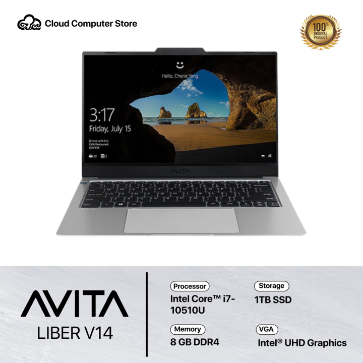 Laptop AVITA Liber V14-i7 10510U-RAM 8GB-SSD 1TB-Win 10 H Lazada Indonesia