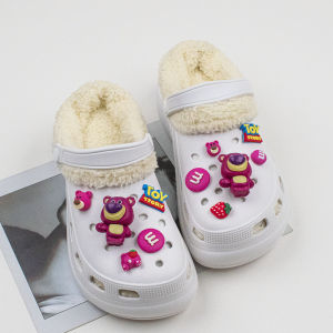 Toy Stor-y Series Cartoon Doll Crocs Jibbitz Charms Lotso Bear Buzz Lightyear Alien Hole Shoes Accessories Garden Shoes Flower Shoes Buckle DIY Clogs Decoration for Crocs