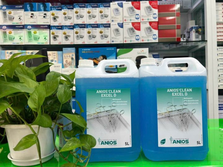 Dung dịch ngâm dụng cụ y tế khử khuẩn Anios Clean Excel D - Can 5 Lít ...