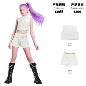 Trang phục biểu diễn của thần tượng Hàn Quốc K-POP Zoey cosplay Trang phục biểu diễn màu đen và vàng dành cho đội thợ săn phù thủy cos Rumi dành cho trẻ em