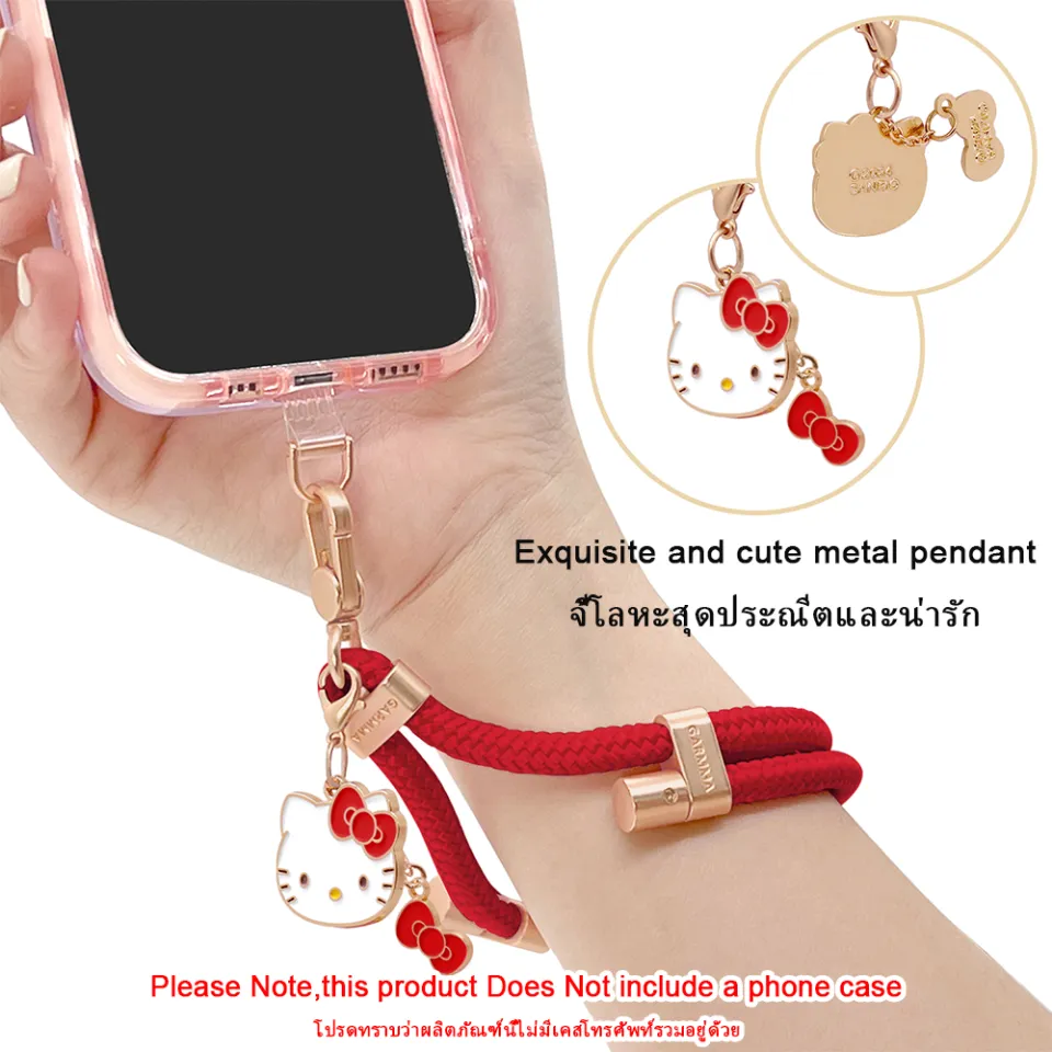 36CM)100% Authentic Sanrio Hello Kitty Phone Lanyard Wrist Style