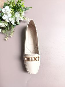 Ivory Sepatu Wanita Flatshoes Ballet Lentur 888-V49