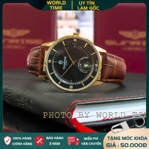 Đồng Hồ Nam Sunrise 1223SA Chính Hãng Full Box - Kính Sapphire - Chống xước chống nước - Thẻ Bảo Hành 3 Năm