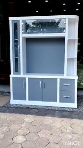 Lemari Pajangan Tv Bufet TV 160cm Romance Tinggi/trinityjayafurniture