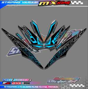 STRIPING VARIASI YAMAHA JUPITER MX KING / STICKER LIST VARIASI MOTOR JUPITER MX KING