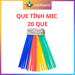 [Trung Lê] Bộ 20 Que Tính Nhựa Nguyên Sinh Học Sinh Tiểu Học Học Toán Đồ Chơi Giáo Dục Giáo Cụ