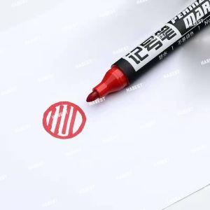 [Refillable] Promo Big Head Mark Pen Oil Marker Pen Express Graffiti Pen Thick Head Greasy Pen 3color Office Drawing