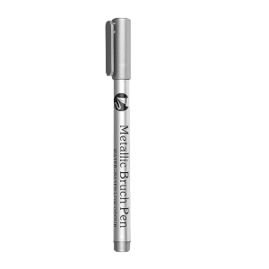 5pcs Spidol Emas Dan Silver Spidol Marker Spidol Metalik Emas Perak Paint Marker