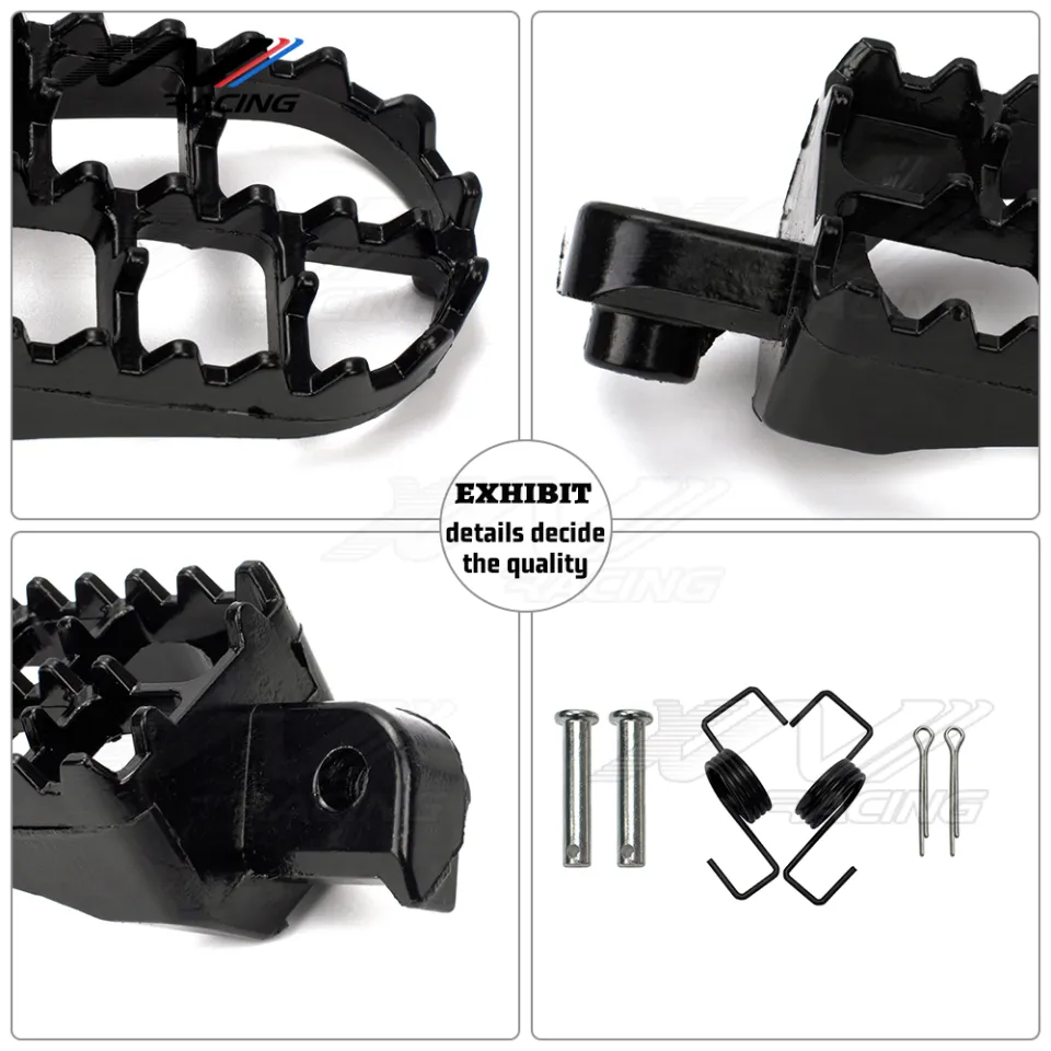 Universal Foot Pegs For Yamaha TTR90, TW200, WR, XT, YZ125 & More – Pair
