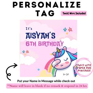 10pcs Unicorn Paper Bag with handle Gift food Cookies Packaging Party Doorgift Wedding Baby Shower Birthday Christmas goodies Door Gift Event