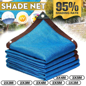 95% Sunshade Net Blue Sail Window Awning Canopy Cloth Cover Outdoor Garden Plant Greenhouse UV Protection Car Cover