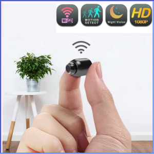 PENGIRIMAN CEPAT BMAD Kamera CCTV Mini IP Wireless Night Vision Full HD 1080P BC18 / cctv mini kecil jarak jauh lewat hp tersembunyi tanpa kabel tahan 24 jam baterai tahan lama canggih full hd / cctv tersembunyi paling kecil konek hp