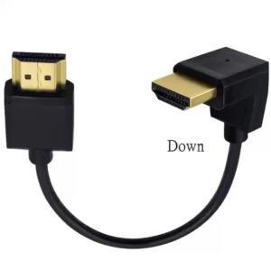 DjahOD 3.2มม. Super Soft Micro HDMI To HDMI To Mini Mini สายเคเบิลที่รองรับ HDMI Ultra Thin 4K 60Hz แบบพกพาสั้นบาง Hdmi 2.0 Coiledgikh