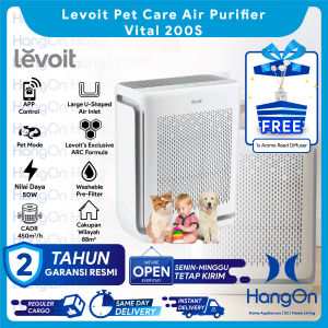 Levoit Vital 200S Pet Care Smart True HEPA 13 Air Purifier USA Pembersih Udara Ruangan Rumah Kantor