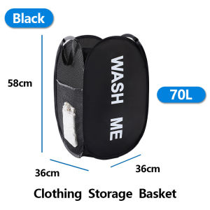 FYBEE Portable Mesh Pop Up Laundry Hamper Wide Opening Breathable Collapsible Space Saving Laundry Basket