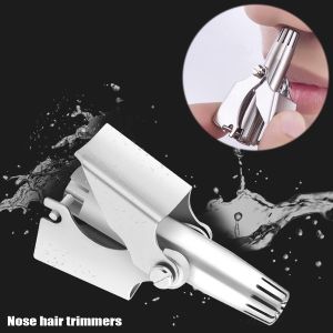 HK.Stainless steel nose hair trimmer Washable nose hair trimmer With brush 360 degree rotating nose hair trimmer man/woman Universal nose hair trimmer