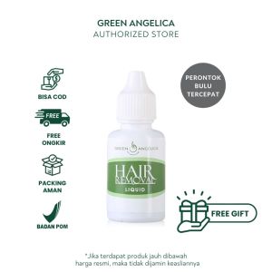 Green Angelica Perontok bulu dan Penghilang Bulu Tangan  Kaki  dan Seluruh Tubuh Secara Alami Ampuh  merontokan bulu Permanen Hair Removal