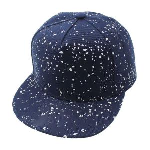 Mũ bóng chày cho cả nam và nữ thể thao thả thấp graffiti bông tuyết chấm hip hop phẳng Visor điều chỉnh Mũ lưỡi trai cho trẻ em trẻ em