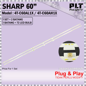 SHARP 60 Inch 4T-C60AL1X / 4T-C60AH1X LED Backlight TV / Lampu TV (72 LED) 4TC60ALX 4TC60AH1X