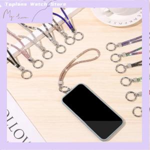 [Toplans]💖[HOT SALE]🎈🎈 Luxury Mobile Phone Wrist Straps Glitter Rhinestone Phone Lanyard Keychain Hanging Anti-lost Rope