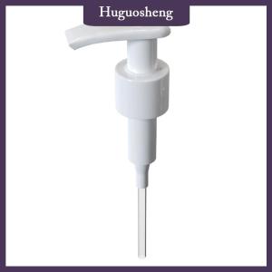 [huguosheng] Transparent Square Soap Dispenser Countertop Lotion Bottle With Pump Bathroom Lotion Liquid Soap Dispenser Refillable Emp