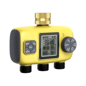 3-Outlet Automatic Water Timer Garden Irrigation Watering System Independent Control Sprinkler Programmer Tools