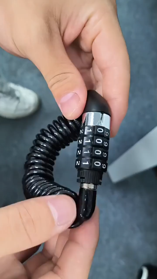 Motorcycle Bicycle Anti Theft Chain Helmet Lock Cable Lock Password Lock Bicycle Lock Motor Lock Accessories Lock