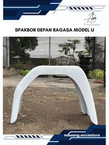 Spakbor Depan Ragasa Model U Bahan Plat Besi Tebal 12mm - Model Terbaru Slebor Bulat