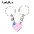 Gantungan Kunci Hati Love Heart Brick Keychain Couple Warna Warni. 