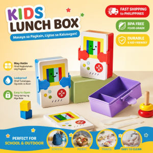 Game Machine Lunch Box Portable Cartoon Student Food Storage Container Food Grade Divided Bento Box